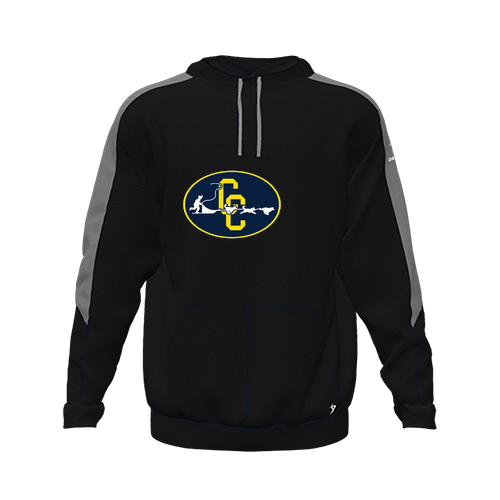 [CUS-DFW-HOOD-FLC-LSL-BLK-YXS-LOGO2] Hoodie (Youth XS, Black, Logo 2)