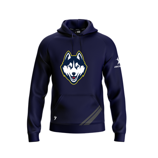 [FOLHSMNV-YXS-LOGO1] Decker Summit Hoodie (Youth XS, Navy, Logo 1)