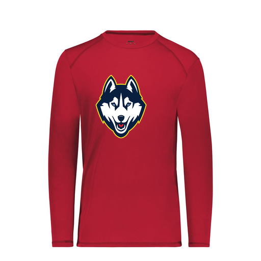 [6846.083.S-LOGO1] Youth SoftTouch Long Sleeve (Youth S, Red, Logo 1)