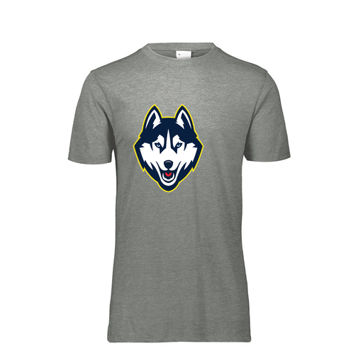 [FTSCUBGY-YS-LOGO1] Decker Youth Tri-Blend T-Shirt - Short Sleeve (Youth S, Gray, Logo 1)