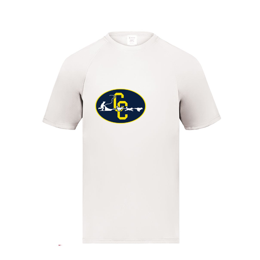 [2791.005.S-LOGO2] Youth Smooth Sport T-Shirt (Youth S, White, Logo 2)