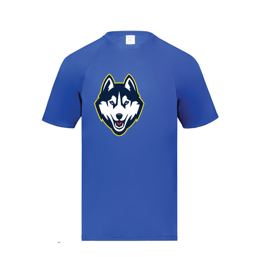 [2791.060.S-LOGO1] Youth Smooth Sport T-Shirt (Youth S, Royal, Logo 1)