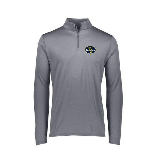 [FTLQFLGY-FAXS-LOGO2] Decker Women's Flex-Lite 1/4 Zip Shirt (Female Adult XS, Gray, Logo 2)