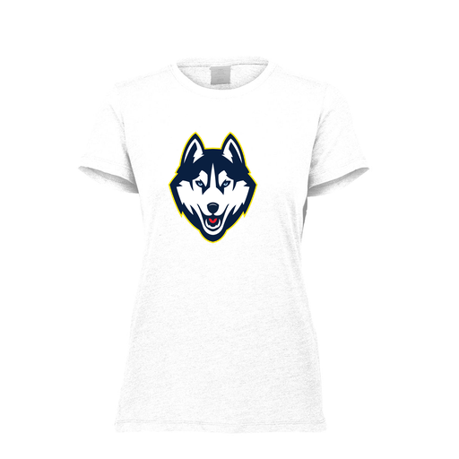 [FTSCUBWH-FAXS-LOGO1] Decker Women's Tri-Blend T-Shirt - Short Sleeve (Female Adult XS, White, Logo 1)