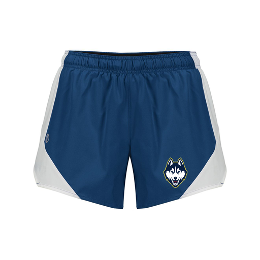 [229489.H03.S-LOGO1] Girls Olympus Shorts (Female Youth S, Navy, Logo 1)