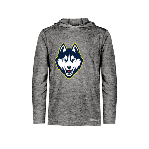 [FOLHCGBK-YS-LOGO1] Decker Youth Charge Hoodie (Youth S, Black, Logo 1)