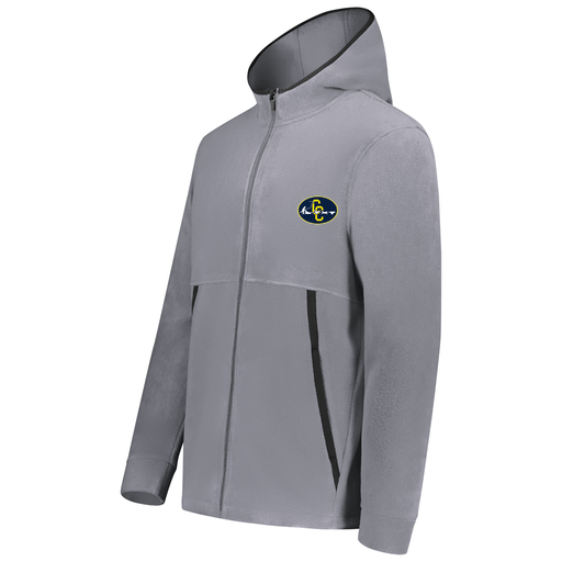 [6859.059.XS-LOGO2] Youth Chill Full Zip Fleece (Youth XS, Gray, Logo 2)